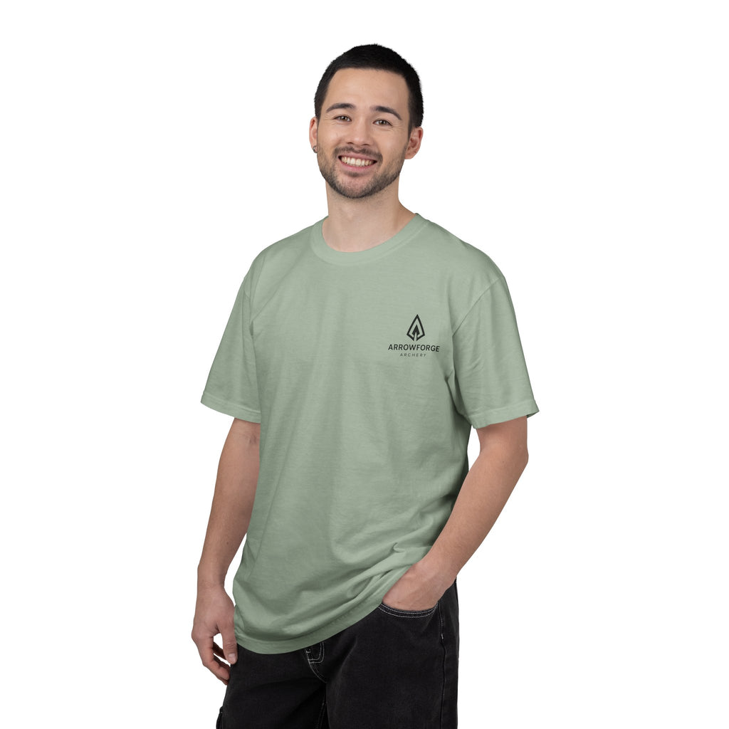 ArrowForge Archery Logo T-Shirt — Minimalist Front/Back Archery Tee