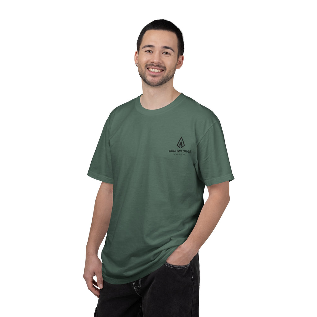 ArrowForge Archery Logo T-Shirt — Minimalist Front/Back Archery Tee