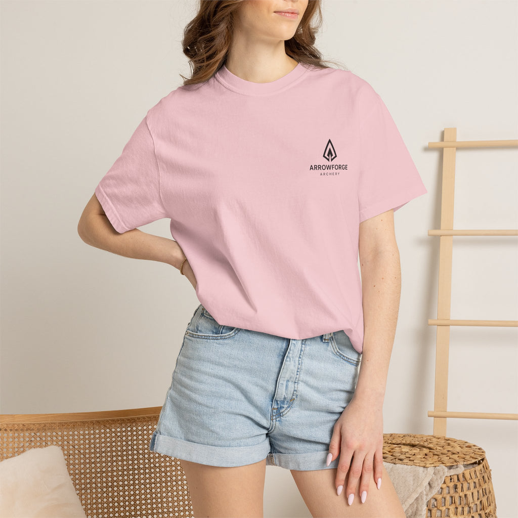 ArrowForge Archery Logo T-Shirt — Minimalist Front/Back Archery Tee