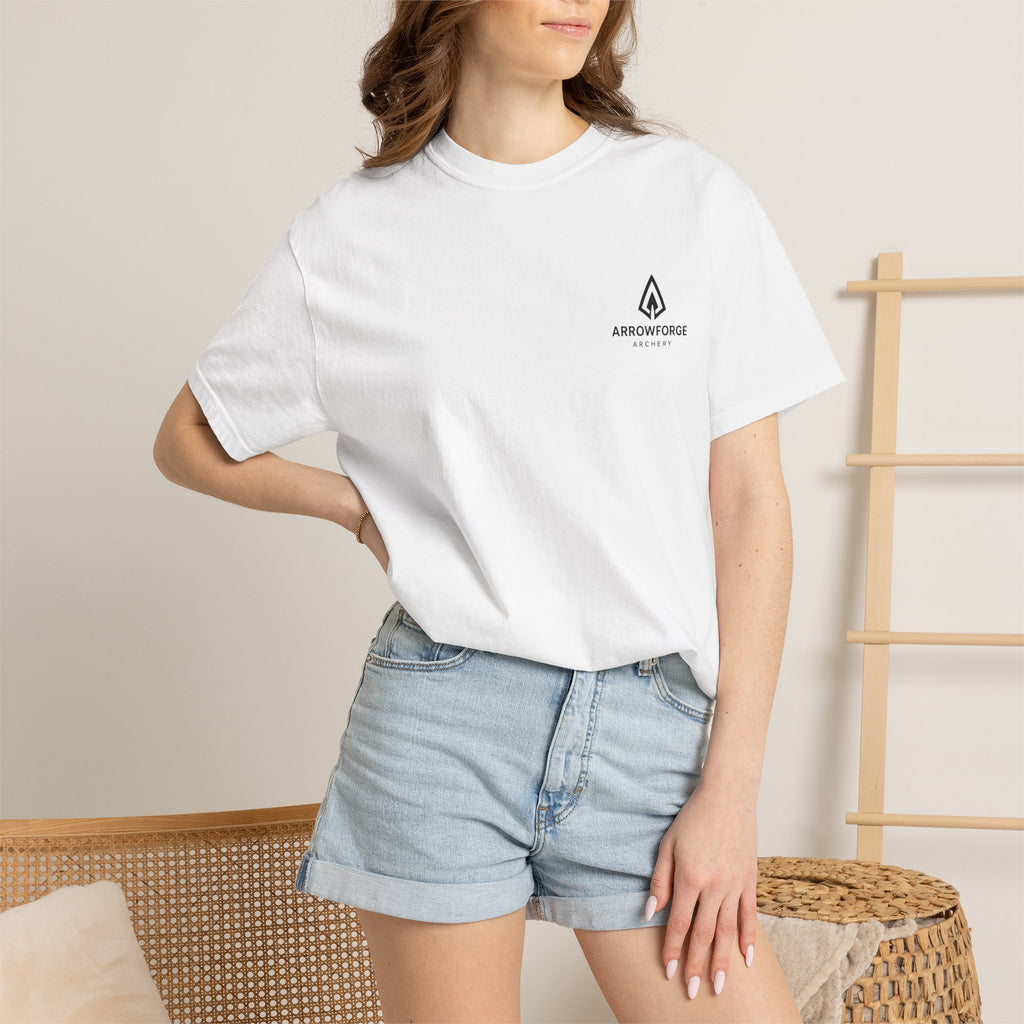 ArrowForge Archery Logo T-Shirt — Minimalist Front/Back Archery Tee