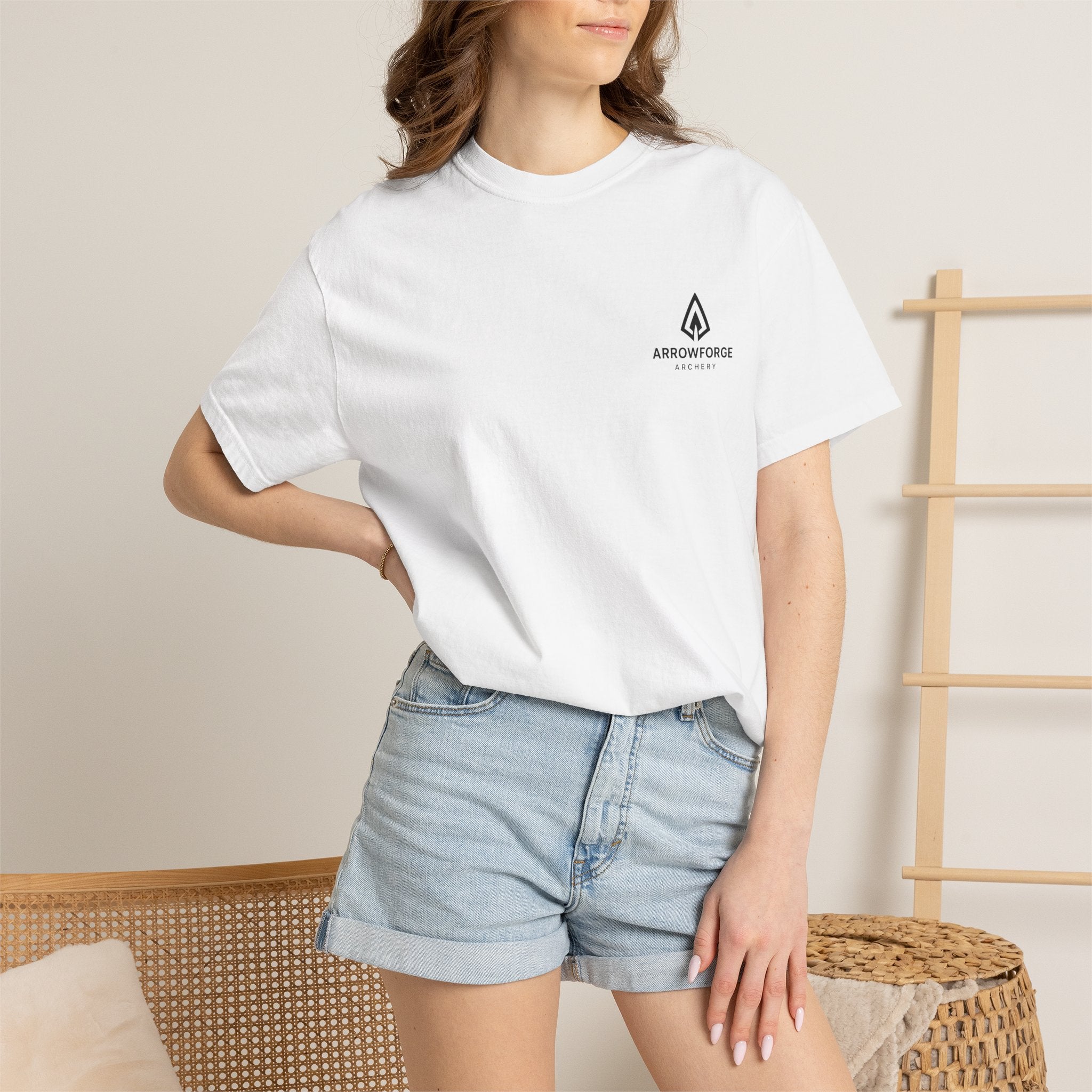 ArrowForge Archery Logo T-Shirt — Minimalist Front/Back Archery Tee