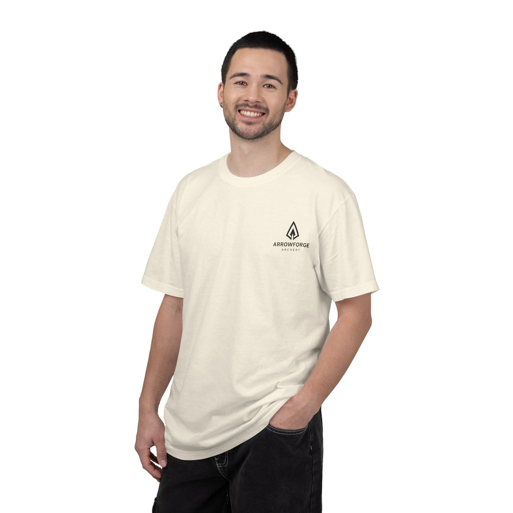 ArrowForge Archery Logo T-Shirt — Minimalist Front/Back Archery Tee