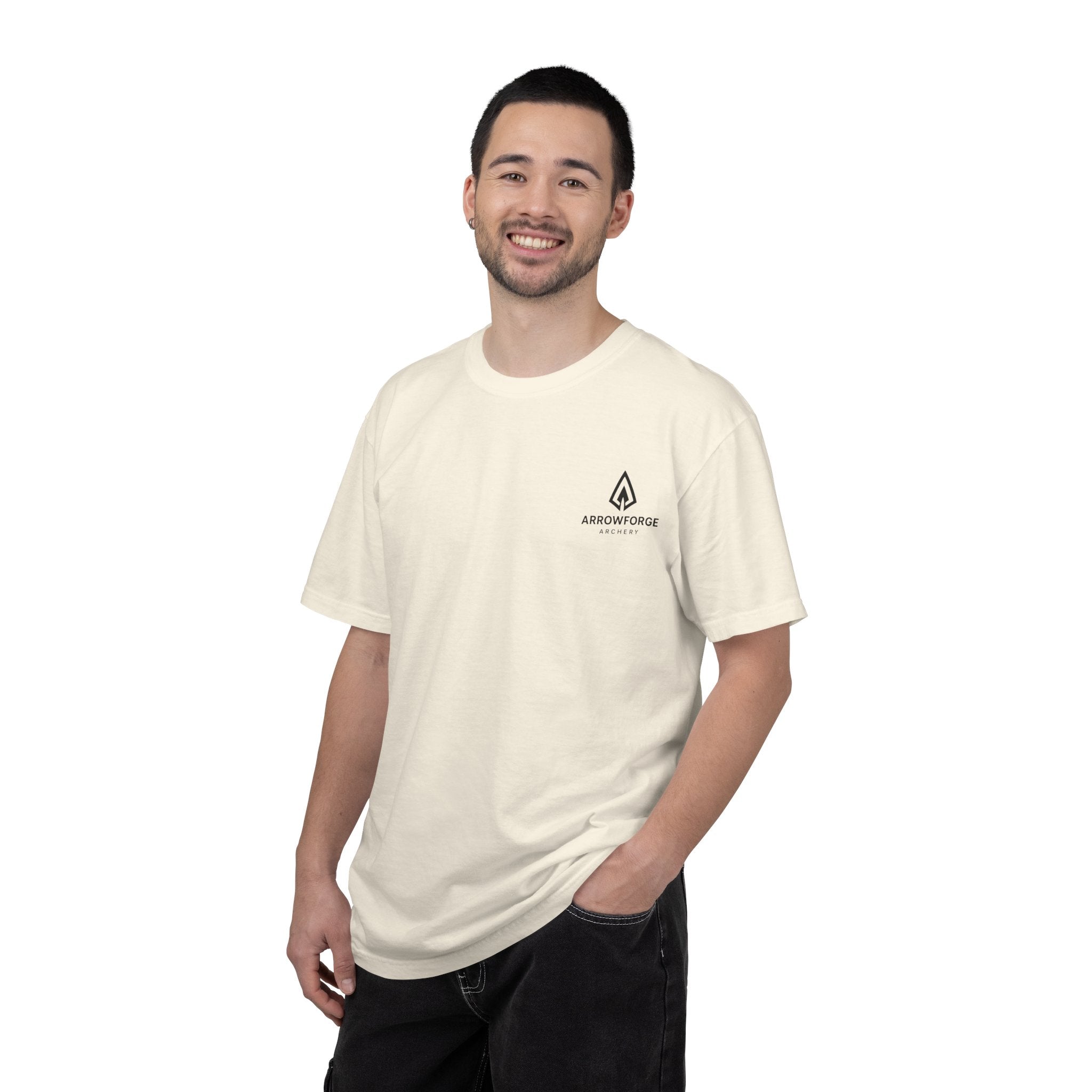 ArrowForge Archery Logo T-Shirt — Minimalist Front/Back Archery Tee