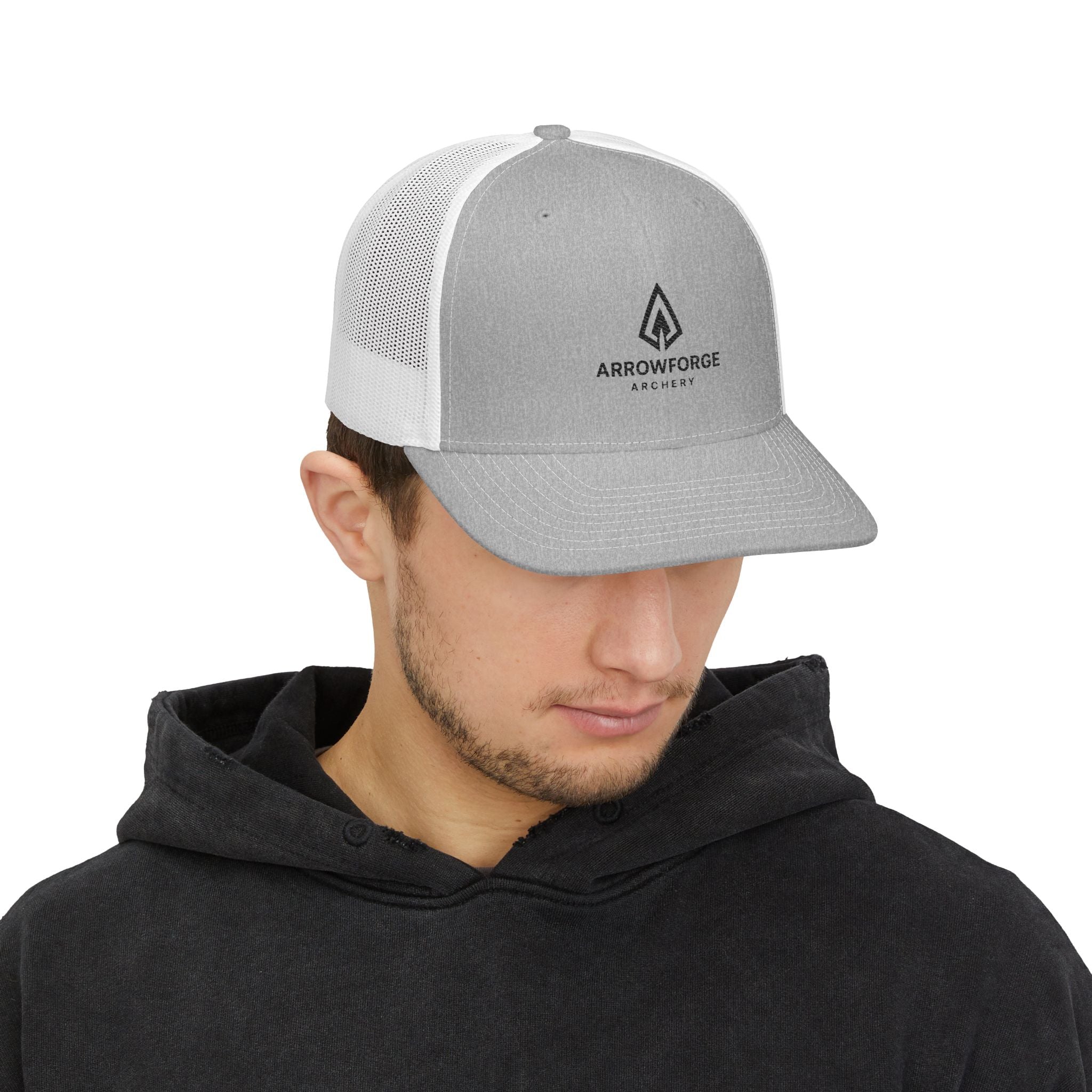 Arrowforge Archery Snapback Trucker Cap — Logo Mesh Baseball Hat