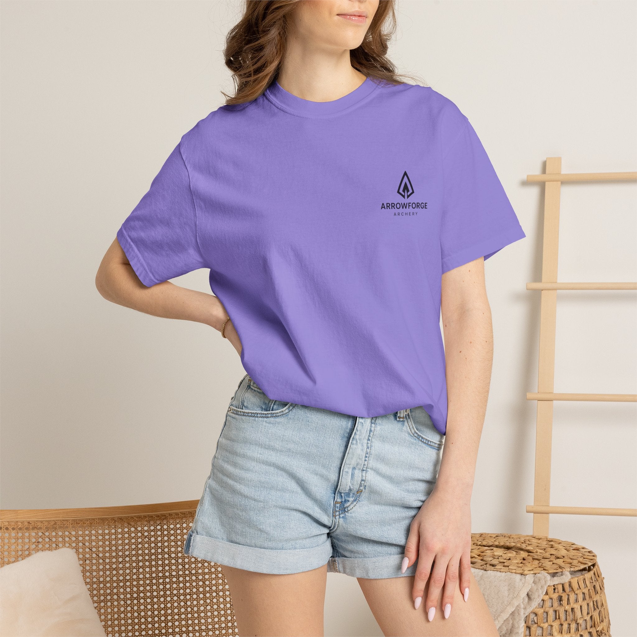 ArrowForge Archery Logo T-Shirt — Minimalist Front/Back Archery Tee