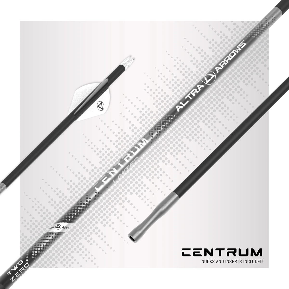 204 CENTRUM ARROWS FLETCHED – ArrowForge Archery