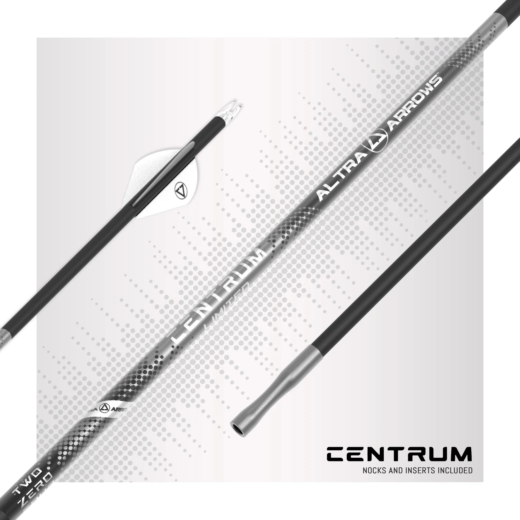 204 CENTRUM ARROWS FLETCHED
