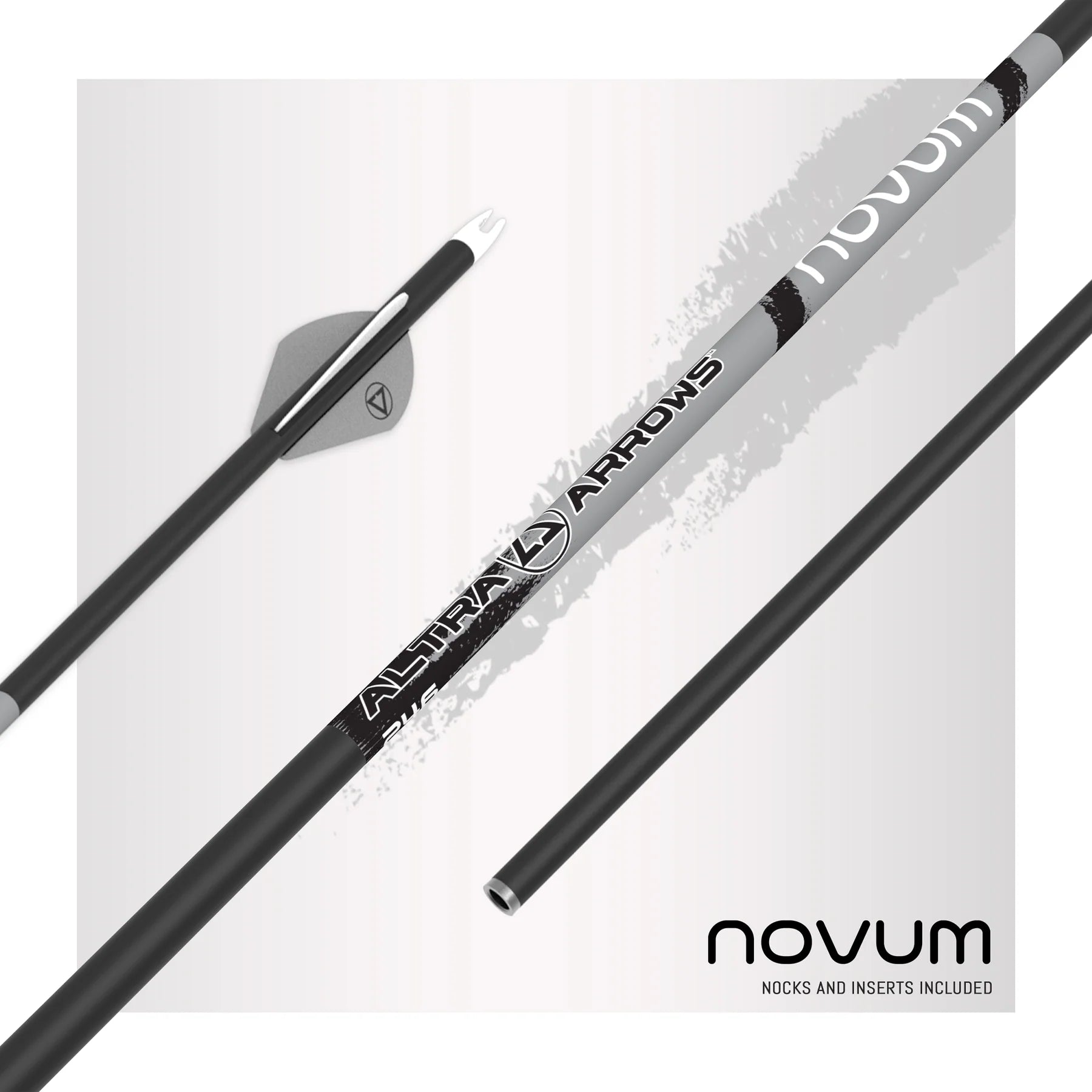246 NOVUM ARROWS FLETCHED 500 Spine