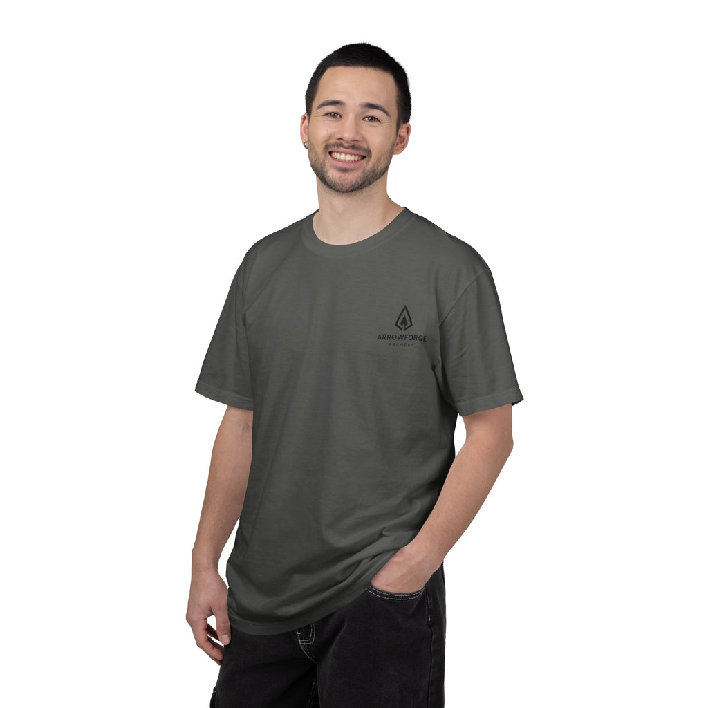 ArrowForge Archery Logo T-Shirt — Minimalist Front/Back Archery Tee