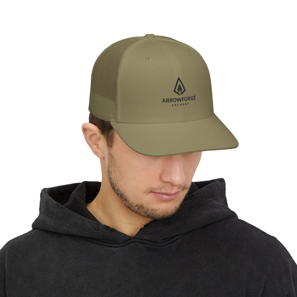 Arrowforge Archery Snapback Trucker Cap — Logo Mesh Baseball Hat