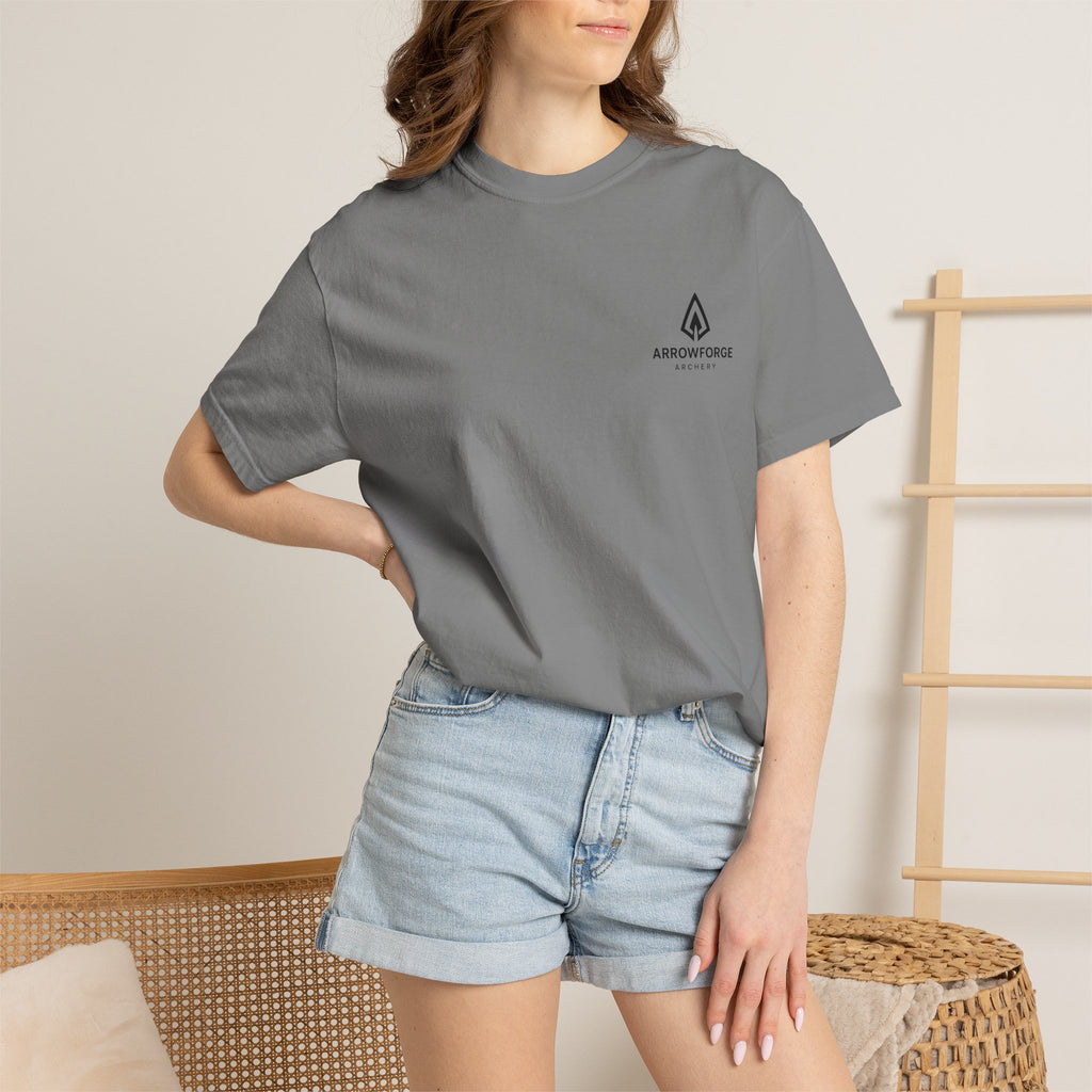 ArrowForge Archery Logo T-Shirt — Minimalist Front/Back Archery Tee