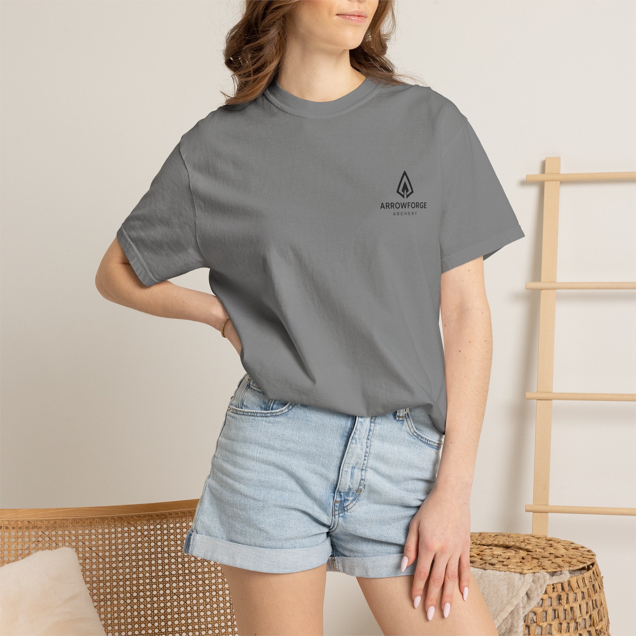 ArrowForge Archery Logo T-Shirt — Minimalist Front/Back Archery Tee
