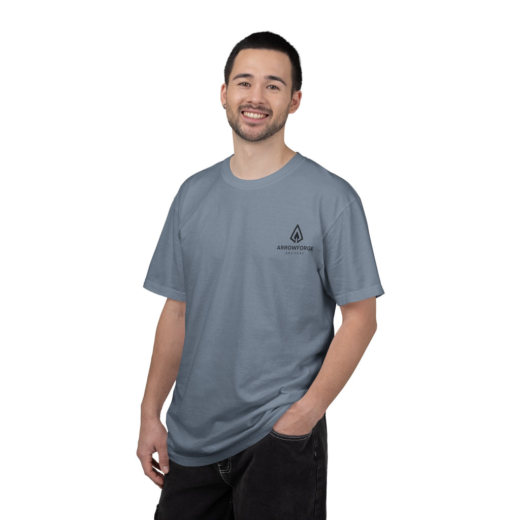 ArrowForge Archery Logo T-Shirt — Minimalist Front/Back Archery Tee