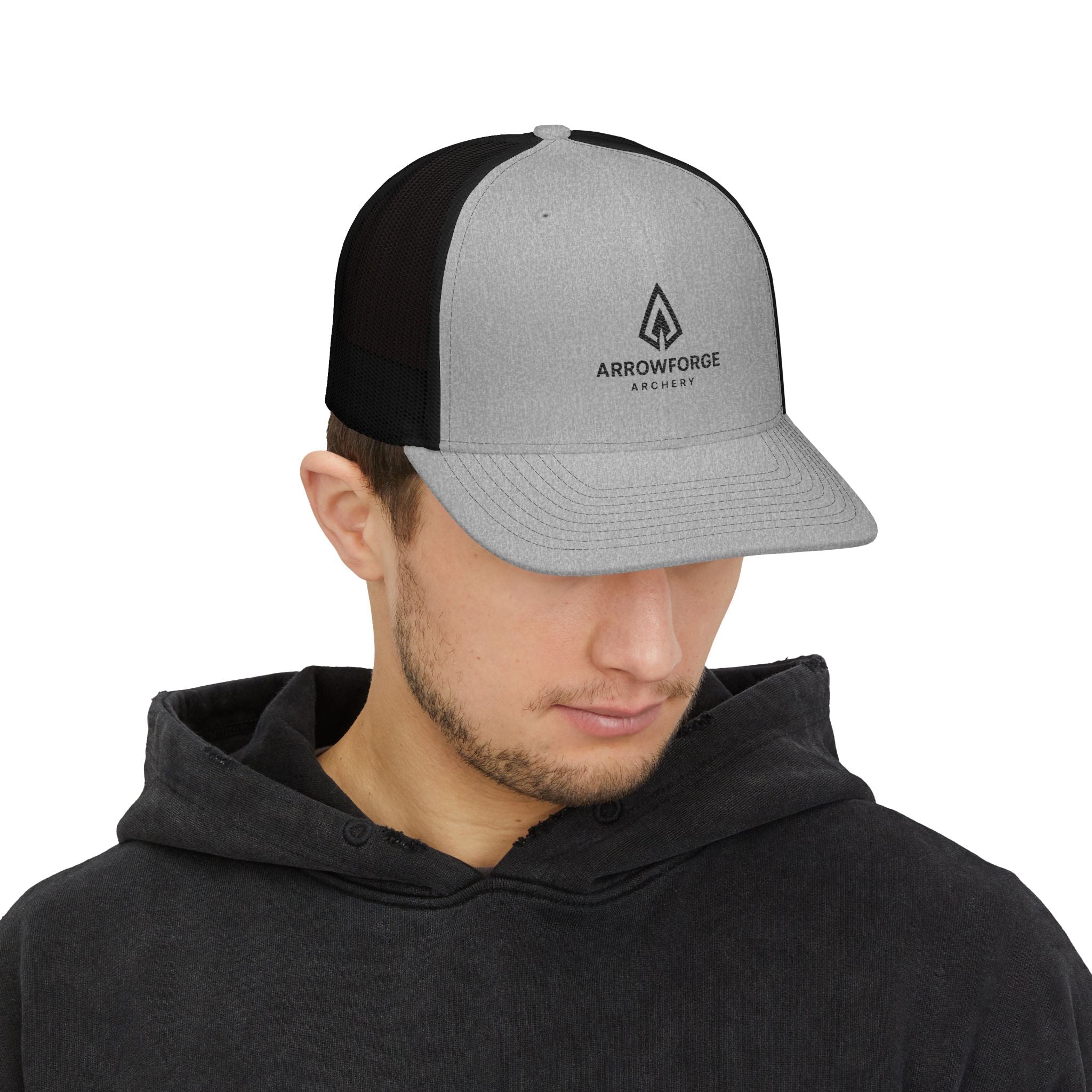 Arrowforge Archery Snapback Trucker Cap — Logo Mesh Baseball Hat