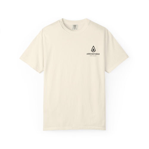 ArrowForge Archery Logo T-Shirt — Minimalist Front/Back Archery Tee
