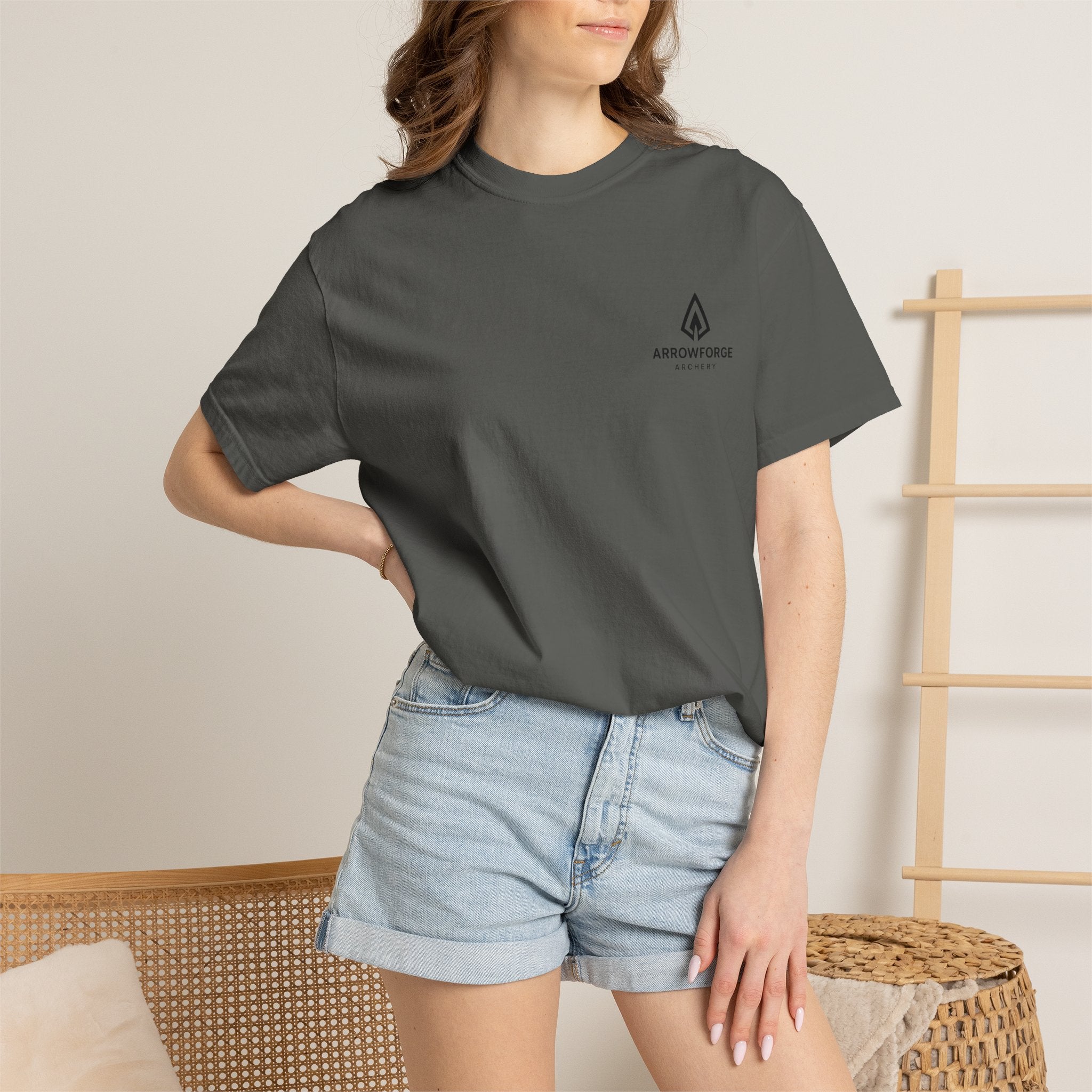 ArrowForge Archery Logo T-Shirt — Minimalist Front/Back Archery Tee